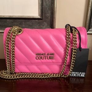 Versace Jeans Couture Quilted Faux Leather Bag